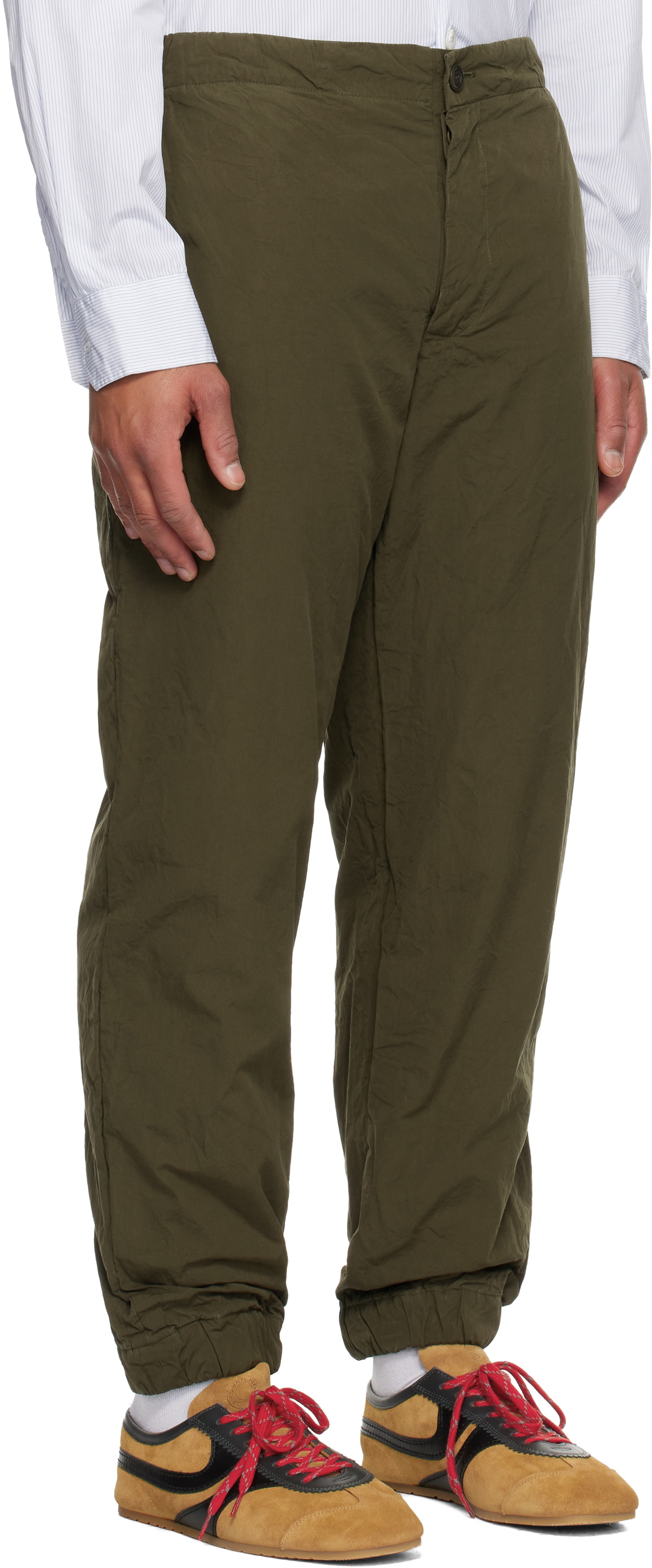 CASEY CASEY Khaki Isa Trousers