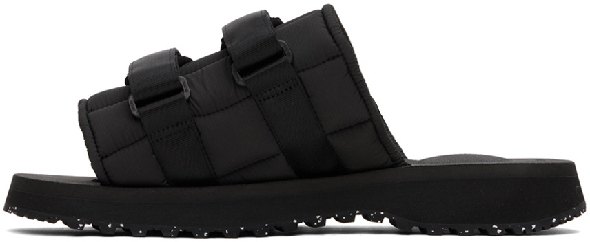 SUICOKE Black MOTO-PUFFab Sandals
