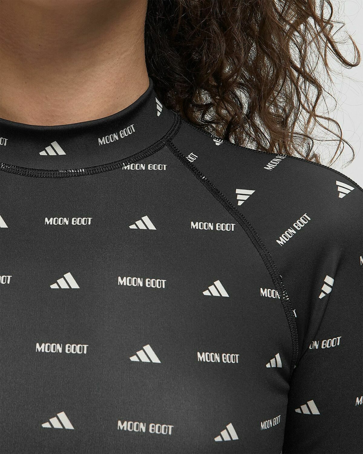 Adidas X MOON BOOT Long Sleeve Top Black Womens Longsleefe