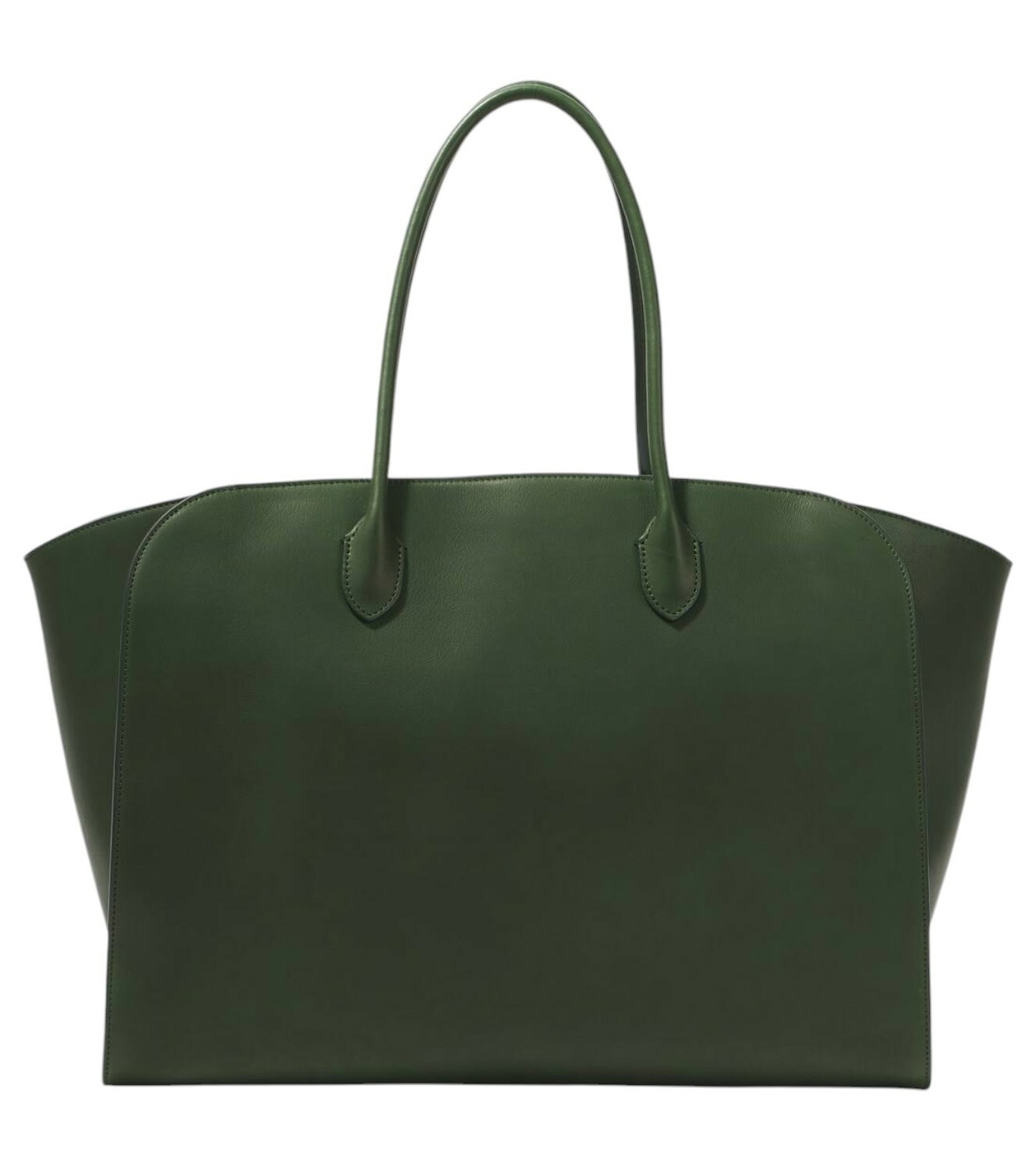 ［大人気！］THEROW Marlo Large leather tote bag W1773L72BAS Marlo Large leather tote bag in green - The Row | Mytheresa