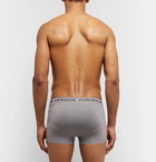 Under Armour - ArmourVent Stretch-Mesh Boxer Briefs - Gray