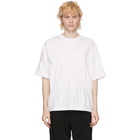 N.Hoolywood White Staple Front T-Shirt