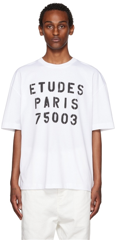 Photo: Études White Spirit Stencil T-Shirt