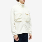 Napapijri Men's T-Step Fleece Jacket in White Whisper