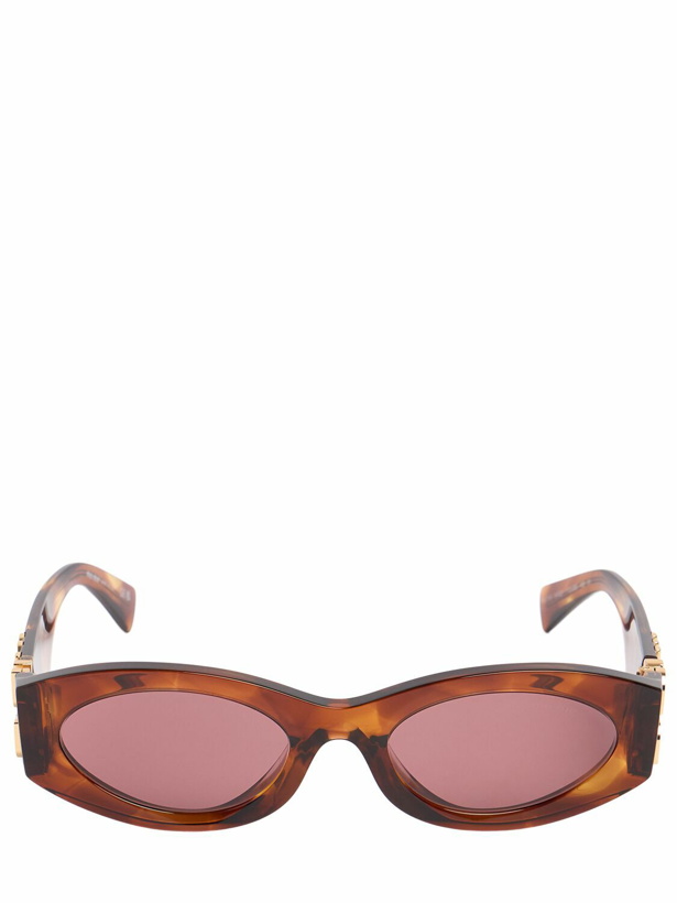 Photo: MIU MIU Round Acetate Sunglasses