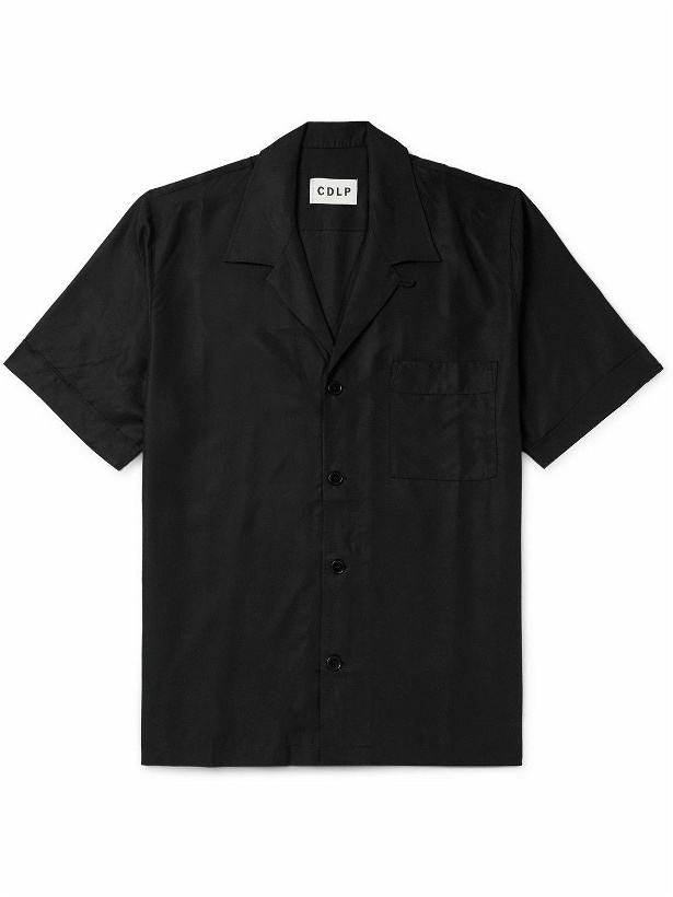 Photo: CDLP - Convertible-Collar TENCEL™ Lyocell Poplin Pyjama Shirt - Black