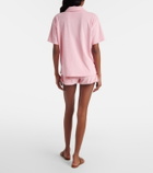 Hunza G Logo cotton terry shorts