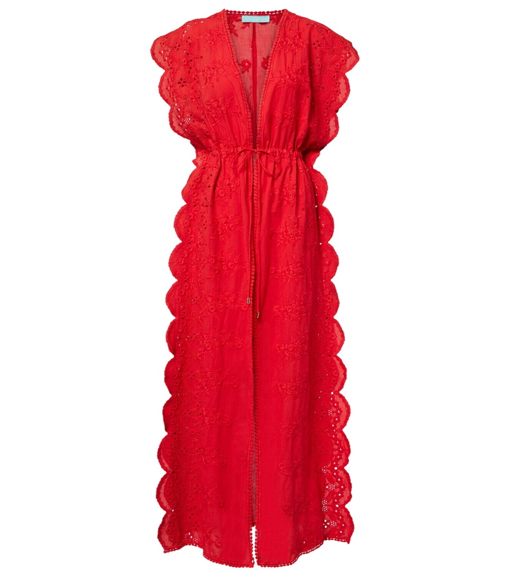 Photo: Melissa Odabash Talitha broderie anglaise cotton kaftan