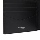 Givenchy Men's Embossed Logo Billfold Wallet in Black