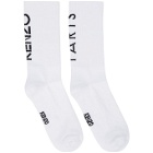 Kenzo White Logo Sport Socks