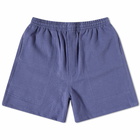 Bode Men's Gym Rugby Short in Blue