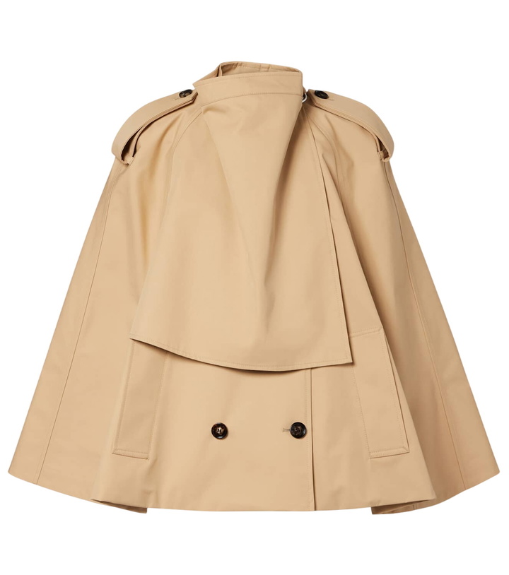 Photo: Burberry Double-breasted cotton cape
