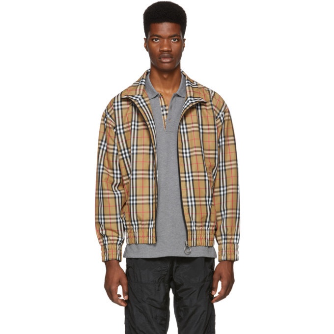 Photo: Burberry Yellow Vintage Check Lightweight Jacket