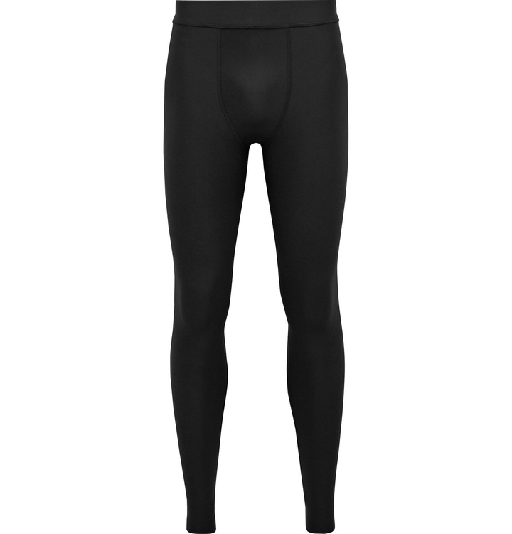 Photo: Lululemon - Zoned In Mesh-Panelled SenseKnit Tights - Black