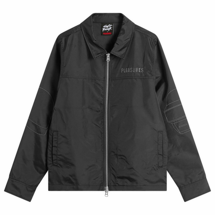Photo: Pleasures Men's Helmets Nylon Work Jacket in Black