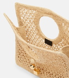 Jacquemus Spiaggia Small raffia tote bag