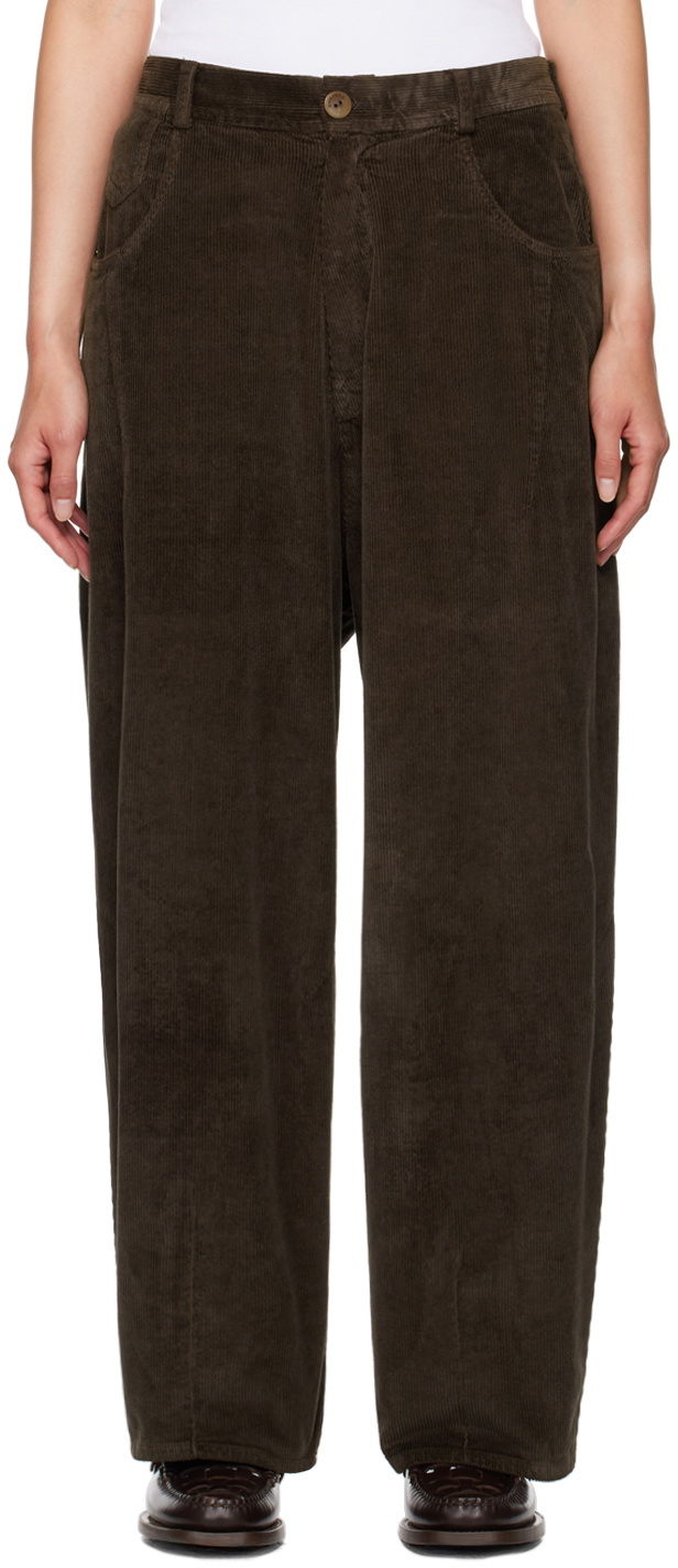 Cordera Brown Baggy Trousers