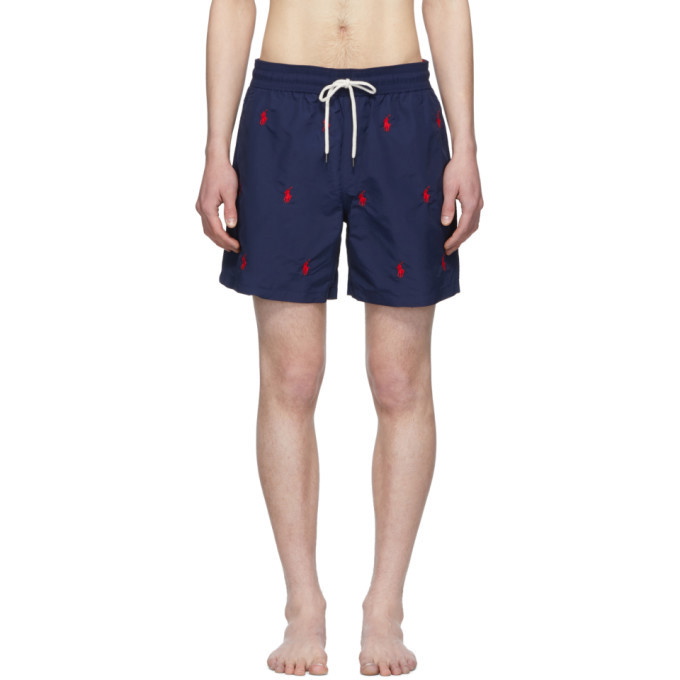 Photo: Polo Ralph Lauren Navy Traveler Swim Shorts