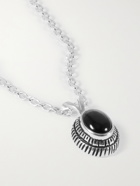 Jam Homemade - College Sterling Silver Onyx Necklace