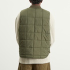 Neighborhood Men's Reversible Padded Vest in Olive Drab