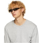 NOR Black Continuum Micro Sunglasses