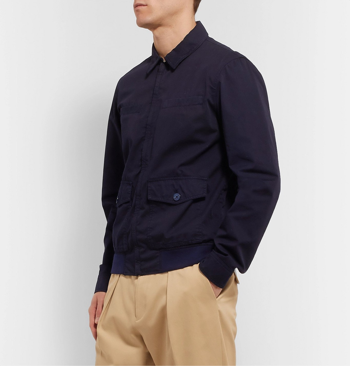 Orlebar Brown - 007 Octopussy Cotton Blouson Jacket - Blue Orlebar