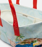 Alémais Printed cotton canvas tote bag