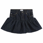 GANNI Women's Denim Bubble Mini Skirt in Rinse