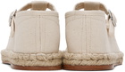 Bode Off-White Peggy Espadrilles