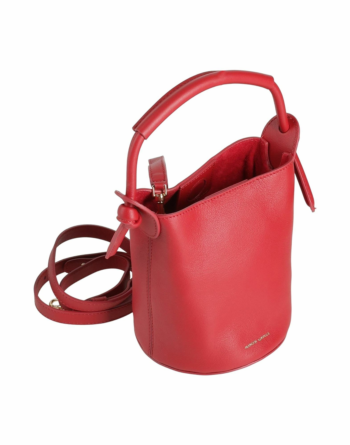 Mansur Gavriel Mini Fortuna Womens Handbag in Red