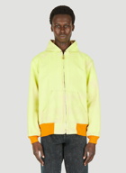 Zip Up Hooded Sweatshirt in Yellow