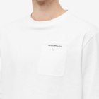 Palm Angels Men's Sartorial Tape Long Sleeve T-Shirt in White