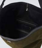 Alexander McQueen Pendant suede tote bag