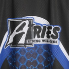 END. x Aries Moto Dodgem Airtex Long Sleeve Top in Black/Blue