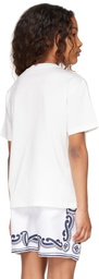 Dolce&Gabbana Kids White DG Logo Jersey T-shirt