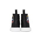 Moschino Black Mickey Rat High-Top Sneakers