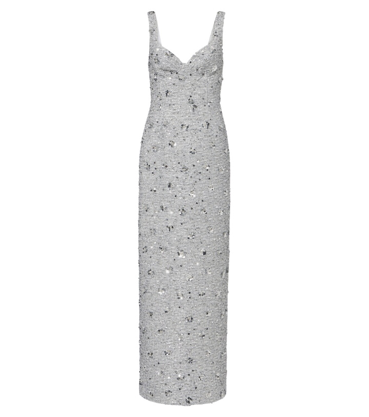 Photo: Simkhai Viella sequined tweed gown