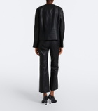 Proenza Schouler White Label Isadora leather flared pants