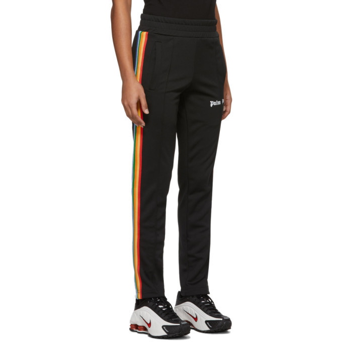 Rainbow Track Pants in black - Palm Angels® Official