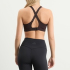 Adidas Women's Sports Bra in Aurora Coffee