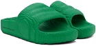 adidas Originals Green Adilette 22 Slides