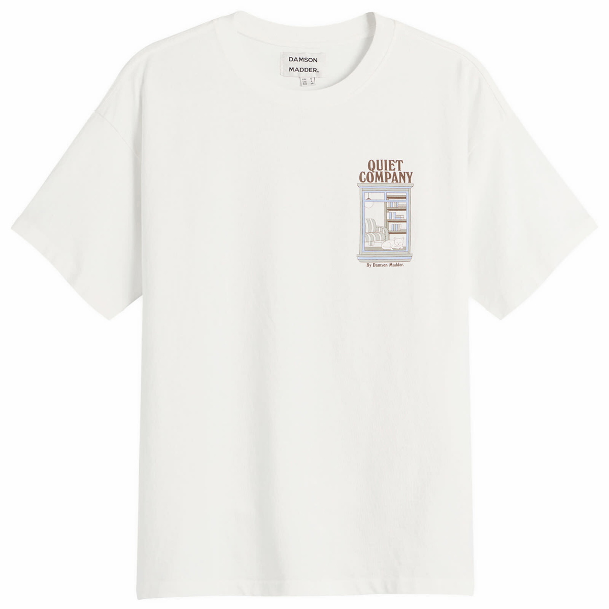 Damson Madder Women's Quiet Company T-Shirt in Ecru