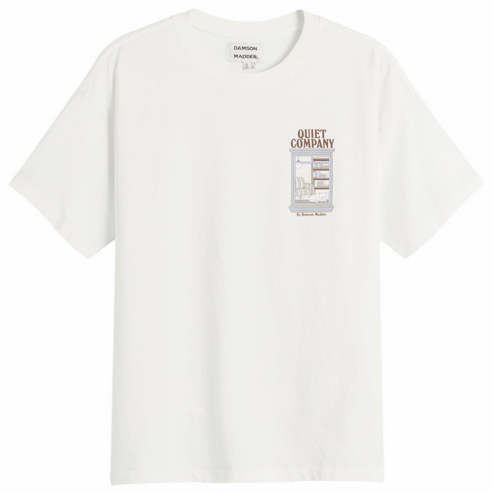 Photo: Damson Madder Women's Quiet Company T-Shirt in Ecru