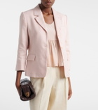 Dorothee Schumacher Casual Sophistication linen and cotton blazer