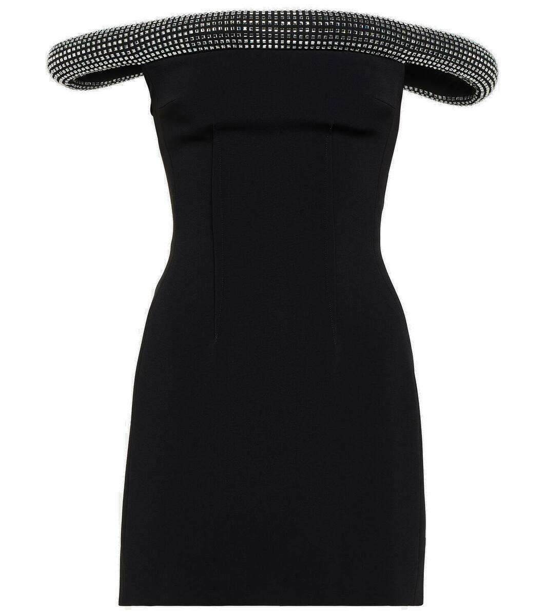 Arta Crystal-Embellished Cady Mini Dress