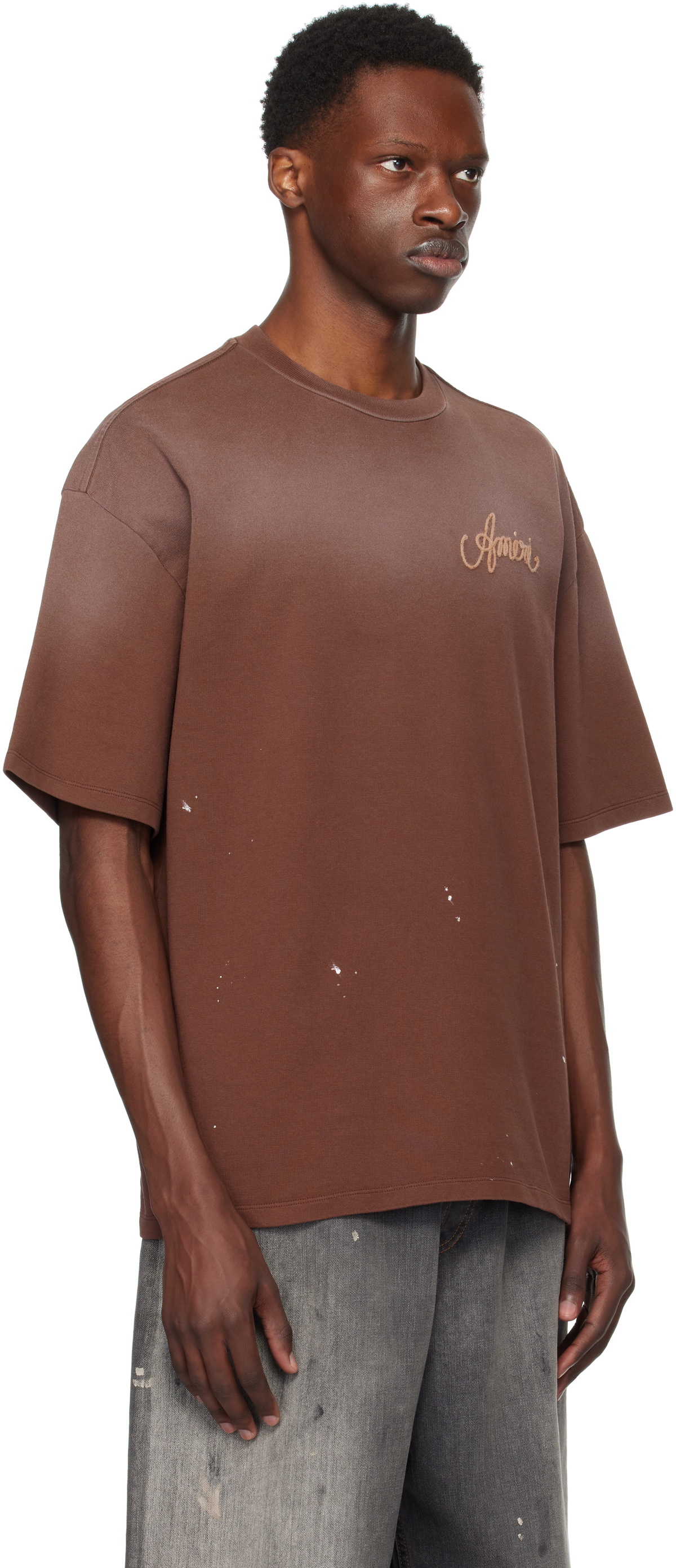【関税・送料込み】Amiri Design Studio Tee ☆関税込み☆ AMIRI AMIRI Design Studio T-shirt AMIRI Gray