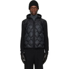 Moncler Black Archivio Cardigan Down Jacket