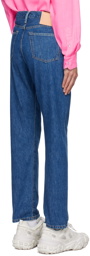 Acne Studios Blue Straight-Leg Jeans