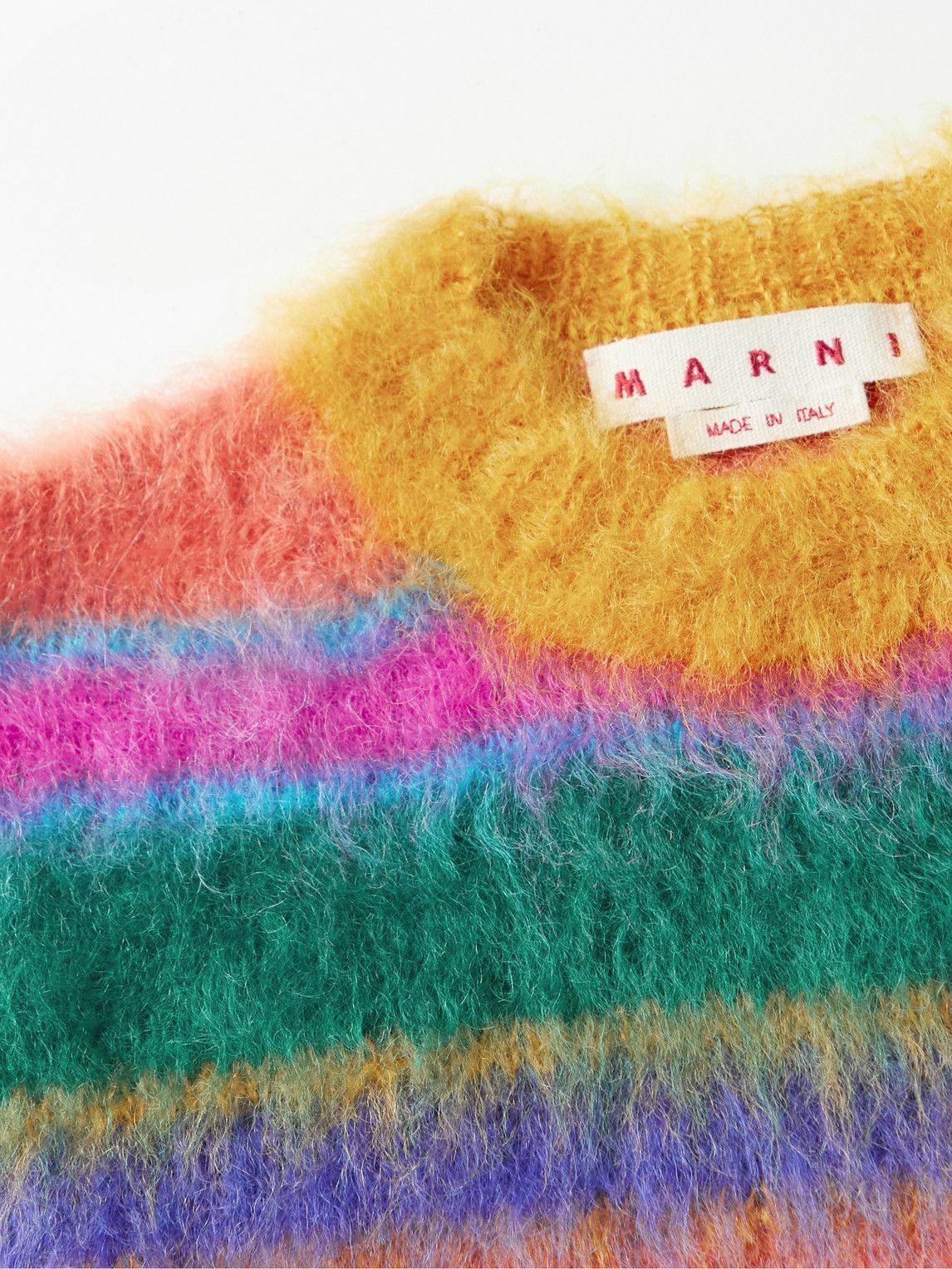 Marni - Striped Mohair-Blend Sweater - Multi Marni