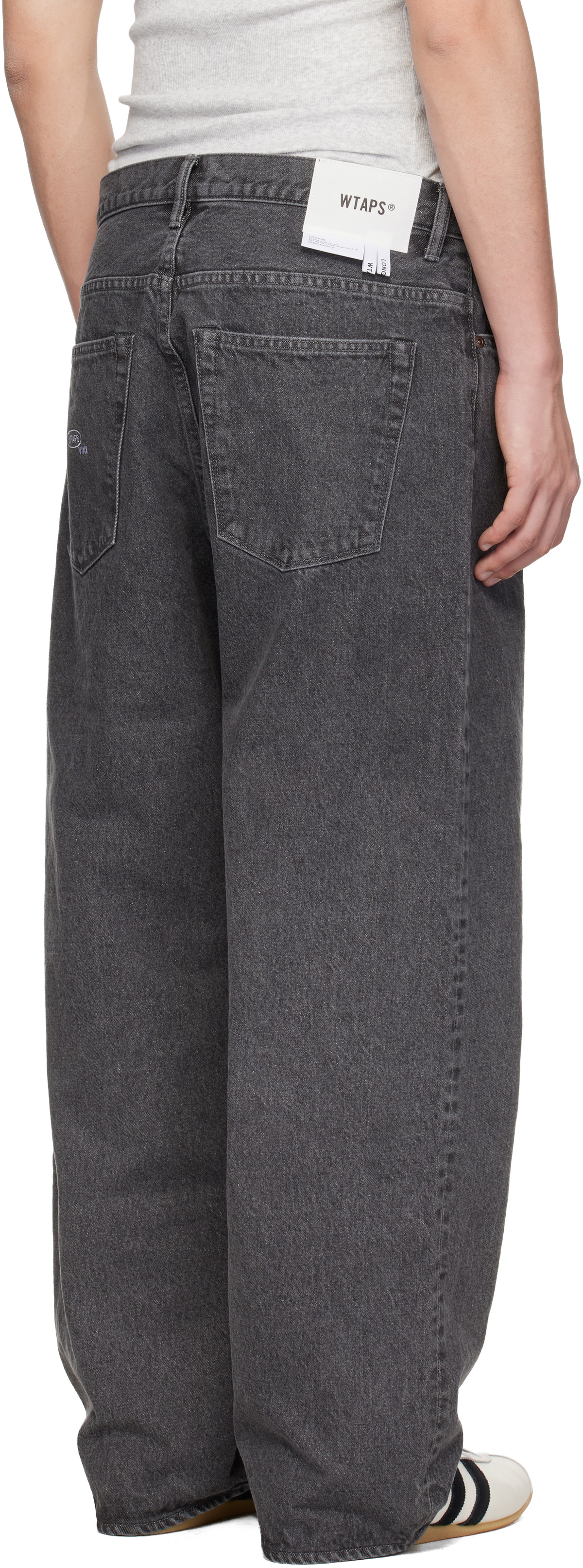 WTAPS Gray 'Blues' Straight Jeans